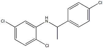 2,5-dichloro-N-[1-(4-chlorophenyl)ethyl]aniline 구조식 이미지