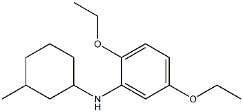 2,5-diethoxy-N-(3-methylcyclohexyl)aniline 구조식 이미지