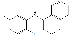 2,5-difluoro-N-(1-phenylbutyl)aniline Structure