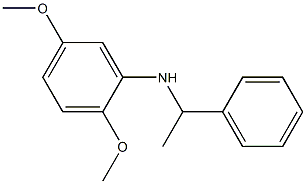 2,5-dimethoxy-N-(1-phenylethyl)aniline Structure