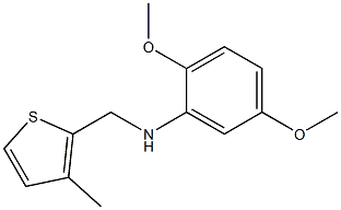 2,5-dimethoxy-N-[(3-methylthiophen-2-yl)methyl]aniline 구조식 이미지