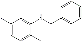 2,5-dimethyl-N-(1-phenylethyl)aniline Structure