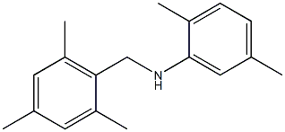 2,5-dimethyl-N-[(2,4,6-trimethylphenyl)methyl]aniline Structure