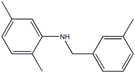 2,5-dimethyl-N-[(3-methylphenyl)methyl]aniline Structure