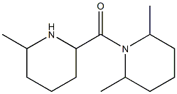 2,6-dimethyl-1-[(6-methylpiperidin-2-yl)carbonyl]piperidine 구조식 이미지