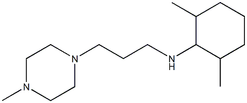 2,6-dimethyl-N-[3-(4-methylpiperazin-1-yl)propyl]cyclohexan-1-amine 구조식 이미지