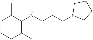 2,6-dimethyl-N-[3-(pyrrolidin-1-yl)propyl]cyclohexan-1-amine Structure