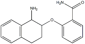 2-[(1-amino-1,2,3,4-tetrahydronaphthalen-2-yl)oxy]benzamide Structure