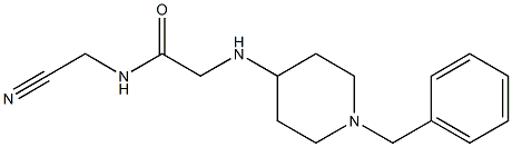 2-[(1-benzylpiperidin-4-yl)amino]-N-(cyanomethyl)acetamide Structure