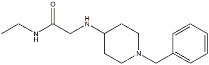 2-[(1-benzylpiperidin-4-yl)amino]-N-ethylacetamide 구조식 이미지