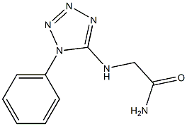 2-[(1-phenyl-1H-1,2,3,4-tetrazol-5-yl)amino]acetamide Structure