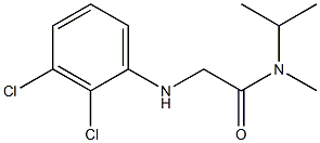 2-[(2,3-dichlorophenyl)amino]-N-methyl-N-(propan-2-yl)acetamide 구조식 이미지