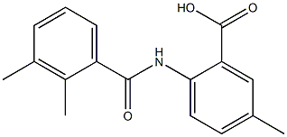 2-[(2,3-dimethylbenzene)amido]-5-methylbenzoic acid Structure