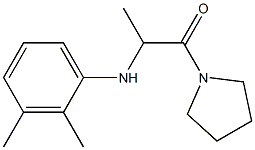 2-[(2,3-dimethylphenyl)amino]-1-(pyrrolidin-1-yl)propan-1-one 구조식 이미지