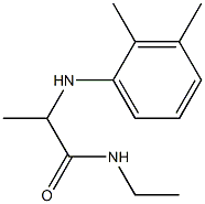 2-[(2,3-dimethylphenyl)amino]-N-ethylpropanamide Structure