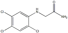 2-[(2,4,5-trichlorophenyl)amino]acetamide Structure