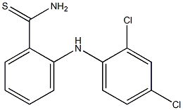 2-[(2,4-dichlorophenyl)amino]benzene-1-carbothioamide 구조식 이미지