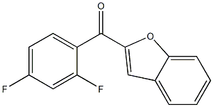 2-[(2,4-difluorophenyl)carbonyl]-1-benzofuran 구조식 이미지