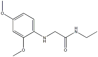 2-[(2,4-dimethoxyphenyl)amino]-N-ethylacetamide 구조식 이미지