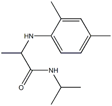 2-[(2,4-dimethylphenyl)amino]-N-(propan-2-yl)propanamide Structure