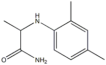 2-[(2,4-dimethylphenyl)amino]propanamide Structure