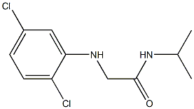 2-[(2,5-dichlorophenyl)amino]-N-(propan-2-yl)acetamide Structure