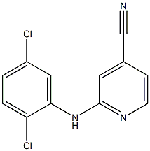 2-[(2,5-dichlorophenyl)amino]pyridine-4-carbonitrile Structure