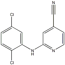 2-[(2,5-dichlorophenyl)amino]pyridine-4-carbonitrile 구조식 이미지