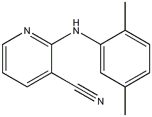 2-[(2,5-dimethylphenyl)amino]pyridine-3-carbonitrile Structure