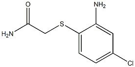 2-[(2-amino-4-chlorophenyl)sulfanyl]acetamide 구조식 이미지
