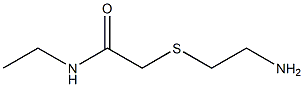2-[(2-aminoethyl)thio]-N-ethylacetamide 구조식 이미지