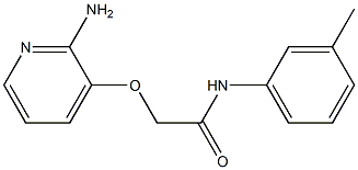 2-[(2-aminopyridin-3-yl)oxy]-N-(3-methylphenyl)acetamide 구조식 이미지