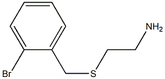 2-[(2-bromobenzyl)thio]ethanamine Structure