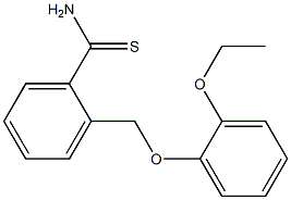 2-[(2-ethoxyphenoxy)methyl]benzenecarbothioamide 구조식 이미지