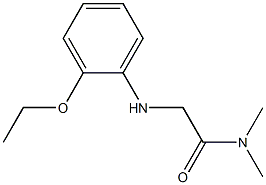 2-[(2-ethoxyphenyl)amino]-N,N-dimethylacetamide 구조식 이미지