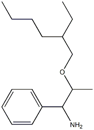 2-[(2-ethylhexyl)oxy]-1-phenylpropan-1-amine Structure