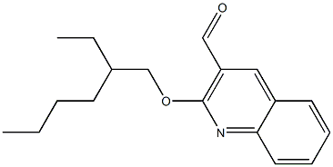 2-[(2-ethylhexyl)oxy]quinoline-3-carbaldehyde 구조식 이미지