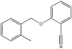 2-[(2-methylphenyl)methoxy]benzonitrile Structure