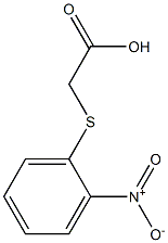 2-[(2-nitrophenyl)sulfanyl]acetic acid 구조식 이미지