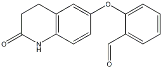 2-[(2-oxo-1,2,3,4-tetrahydroquinolin-6-yl)oxy]benzaldehyde 구조식 이미지
