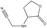 2-[(2-oxooxolan-3-yl)amino]acetonitrile 구조식 이미지