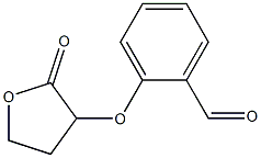 2-[(2-oxooxolan-3-yl)oxy]benzaldehyde Structure