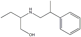 2-[(2-phenylpropyl)amino]butan-1-ol Structure