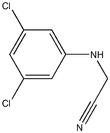 2-[(3,5-dichlorophenyl)amino]acetonitrile Structure