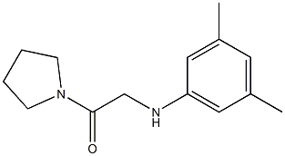 2-[(3,5-dimethylphenyl)amino]-1-(pyrrolidin-1-yl)ethan-1-one Structure