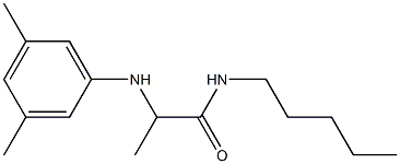 2-[(3,5-dimethylphenyl)amino]-N-pentylpropanamide Structure