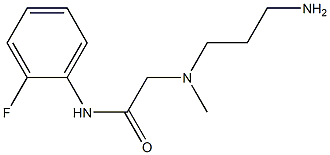 2-[(3-aminopropyl)(methyl)amino]-N-(2-fluorophenyl)acetamide Structure