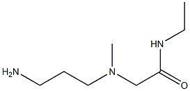 2-[(3-aminopropyl)(methyl)amino]-N-ethylacetamide 구조식 이미지