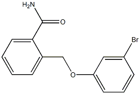 2-[(3-bromophenoxy)methyl]benzamide 구조식 이미지
