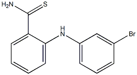 2-[(3-bromophenyl)amino]benzene-1-carbothioamide 구조식 이미지